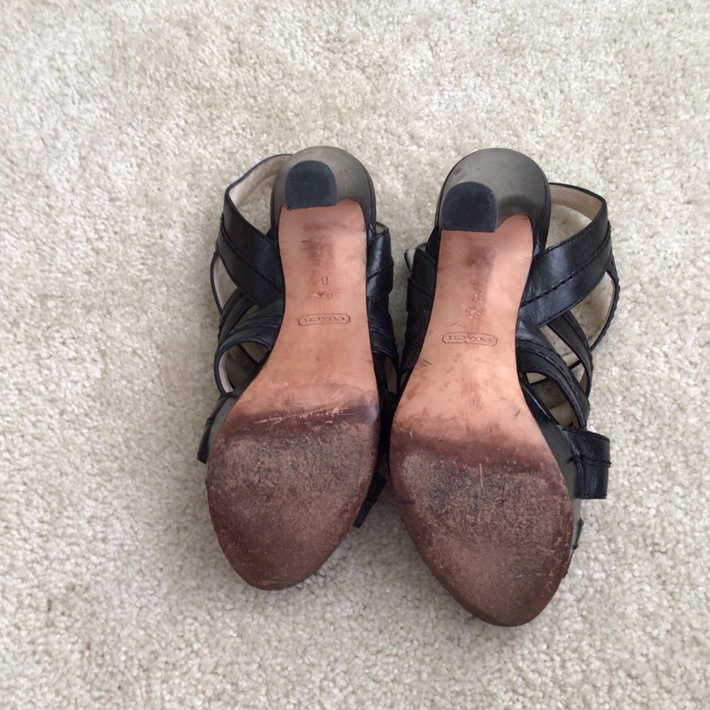Coach Brynn Leather Sandals - Picture 7 of 9